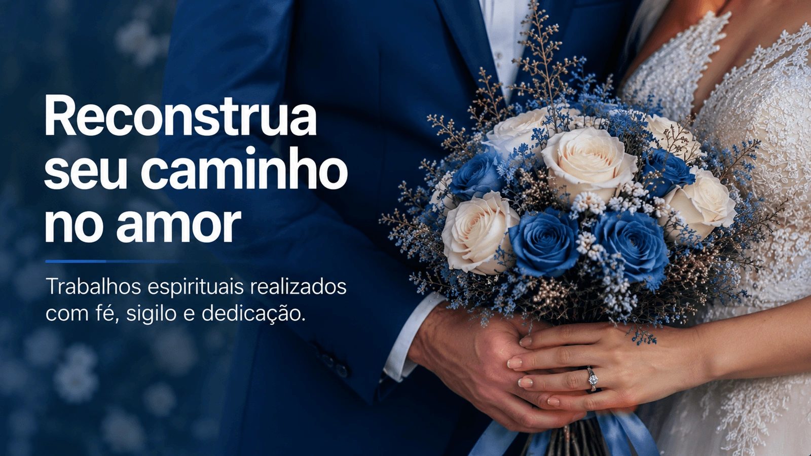 Casal iluminado pela espiritualidade